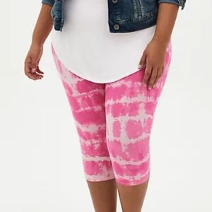 🆕 3X TIE DYE PINK - PEDAL PUSHER LEGGING